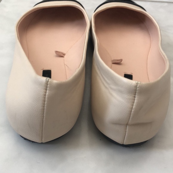 Zara Cream and Black Flats - Picture 4 of 8